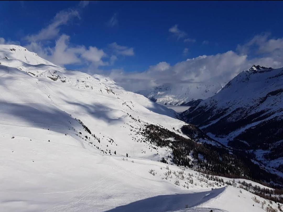 Le Panorama - Appartement à Arolla face aux montagnes à 150m des pistes Evolène Exterior foto