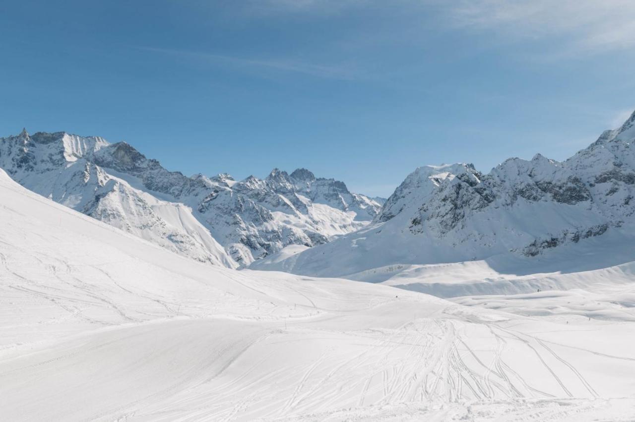 Le Panorama - Appartement à Arolla face aux montagnes à 150m des pistes Evolène Exterior foto